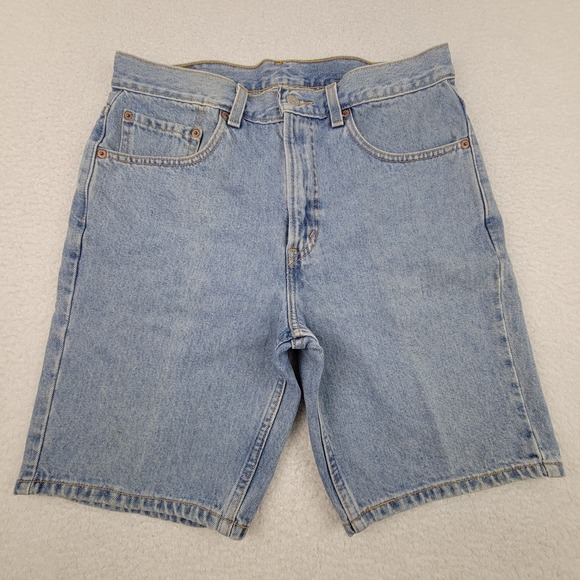 Levi's Other - Levis 505 Shorts Mens 32 Blue Denim Jean Regular Fit Zipper Fly Vintage Style